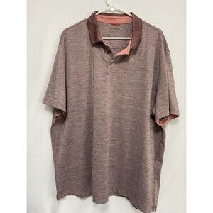 UNTUCKit Mens Hannifer Performance Polo Short Sleeve‎ Heathered Purple 3XL